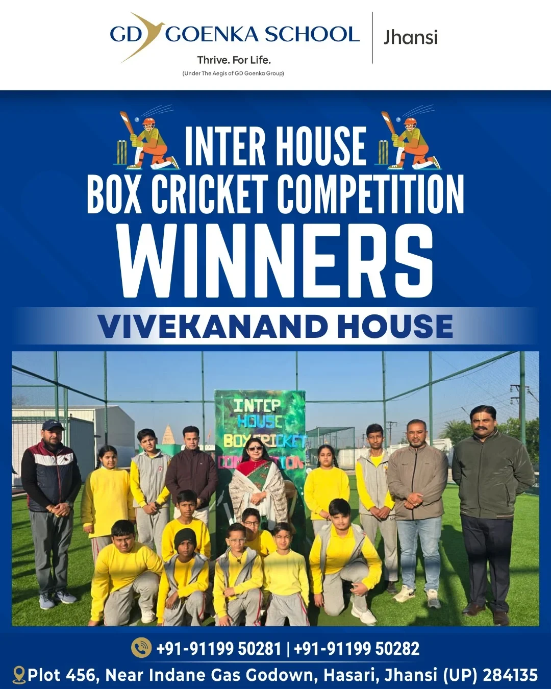 Champions of the Pitch! — GD Goenka Public School, Jhansi