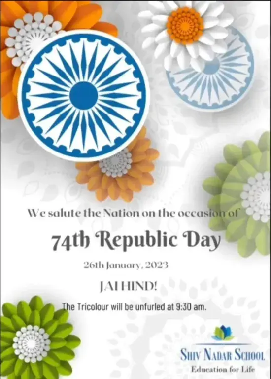 Republic Day Celebrations 2023 — alumnus of Shiv Nadar School - Noida
