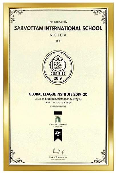 Global League Institute 2019-20 — Sarvottam International School