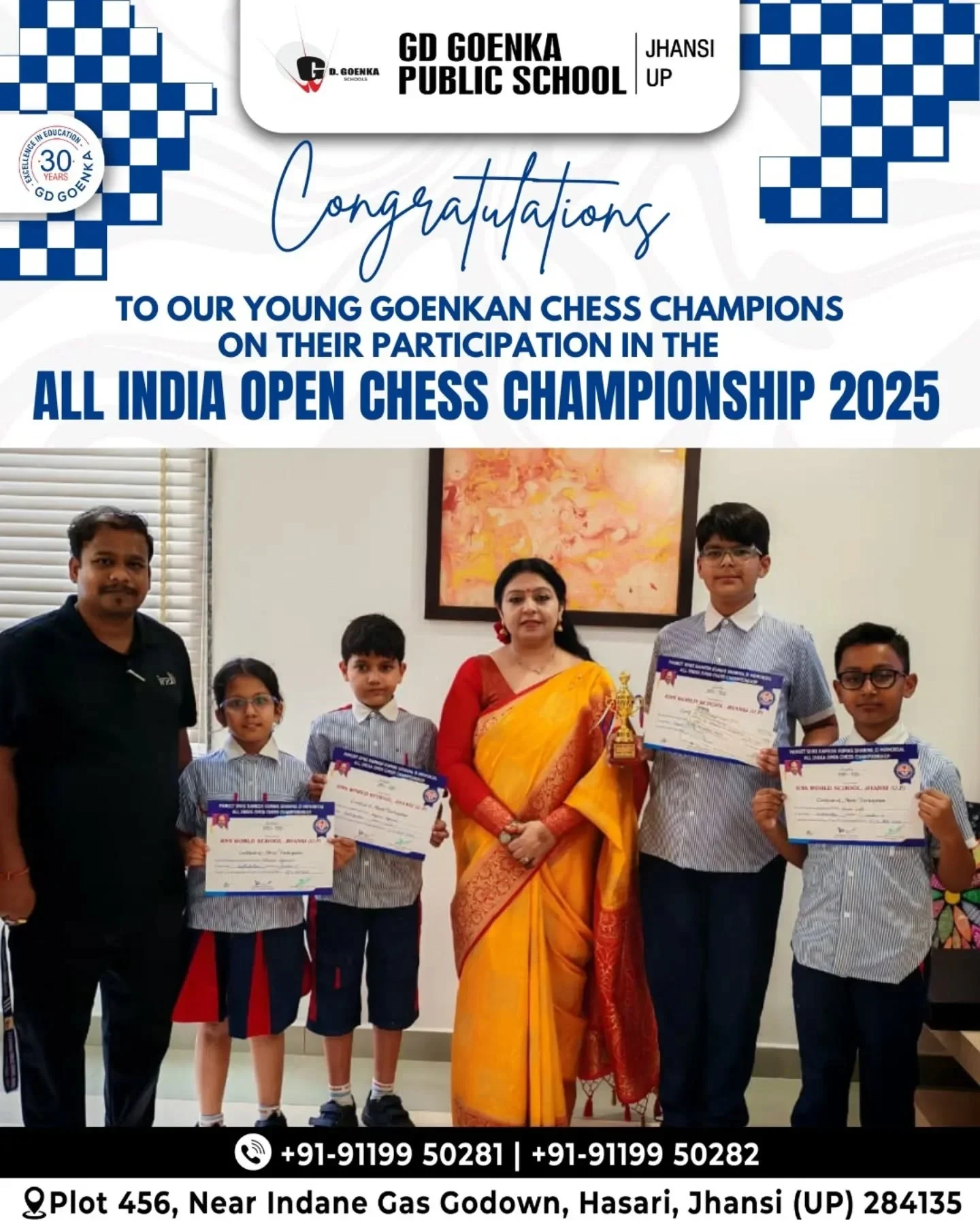Checkmate to Excellence! — GD Goenka Public School, Jhansi