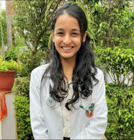 SAUMYA BHAGAT — alumnus of Vishwa Bharti Public School