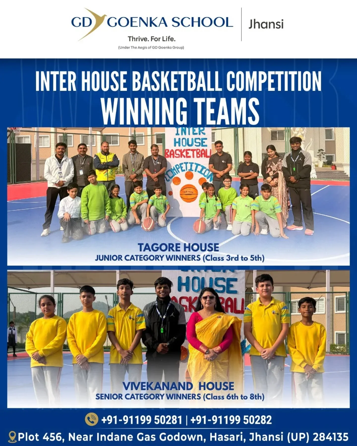 Champions of the Court! — GD Goenka Public School, Jhansi